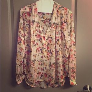 Romantic floral blouse